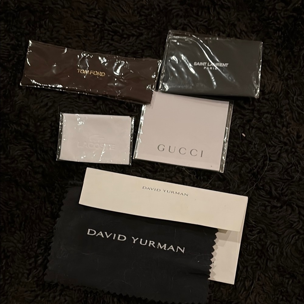 Luxury Designer Authenticity Cards Booklets and Envelopes